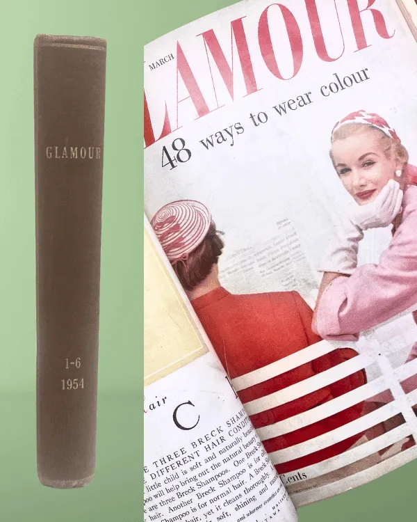 1954 GLAMOUR Magazine Spring Edition: A Nostalgic Collectible for Vintage Lovers