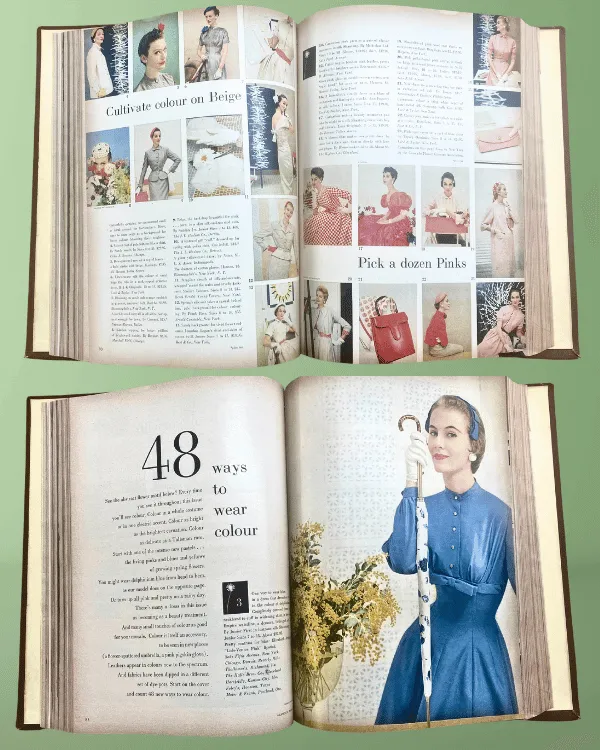 1954 GLAMOUR Magazine Spring Edition: A Nostalgic Collectible for Vintage Lovers