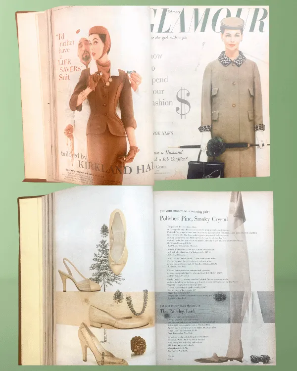 1954 GLAMOUR Magazine Spring Edition: A Nostalgic Collectible for Vintage Lovers