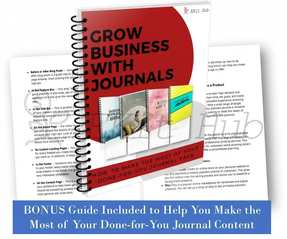 A Journal Maker's Product Creation Workbook - Customizable with PLR Rights