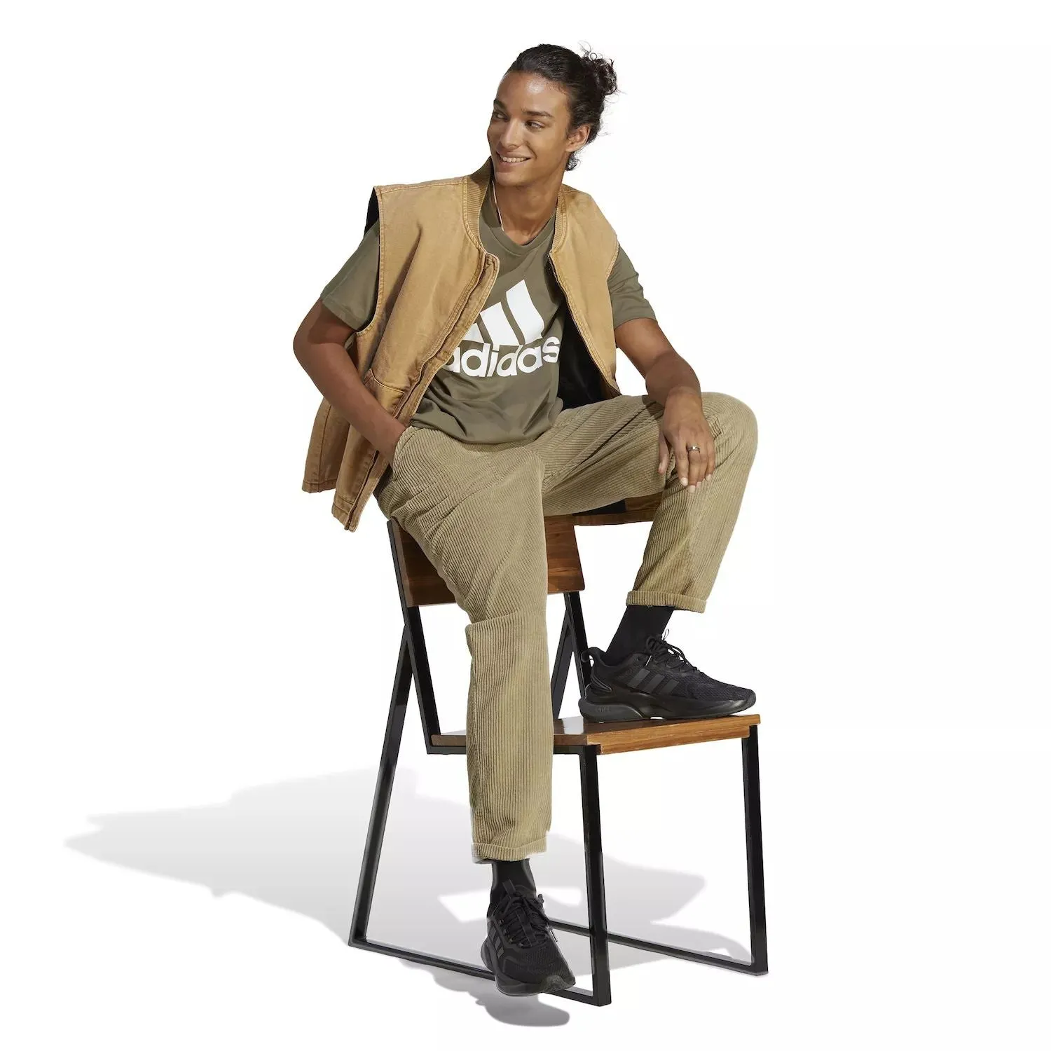 adidas Big & Tall Essentials Logo T-Shirt
