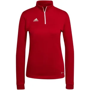 Adidas Entrada 22 Top Training Sweatshirt Red H57551 2Xs
