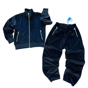 Adidas Originals -FB TT VELOUR SWEATSUIT Men’s - BLACK