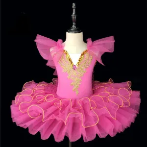 Ballerina Tutu For Girls Dance Pancake Ballet Costume