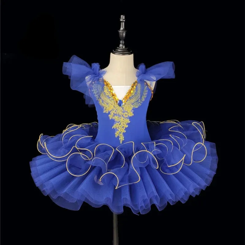 Ballerina Tutu For Girls Dance Pancake Ballet Costume