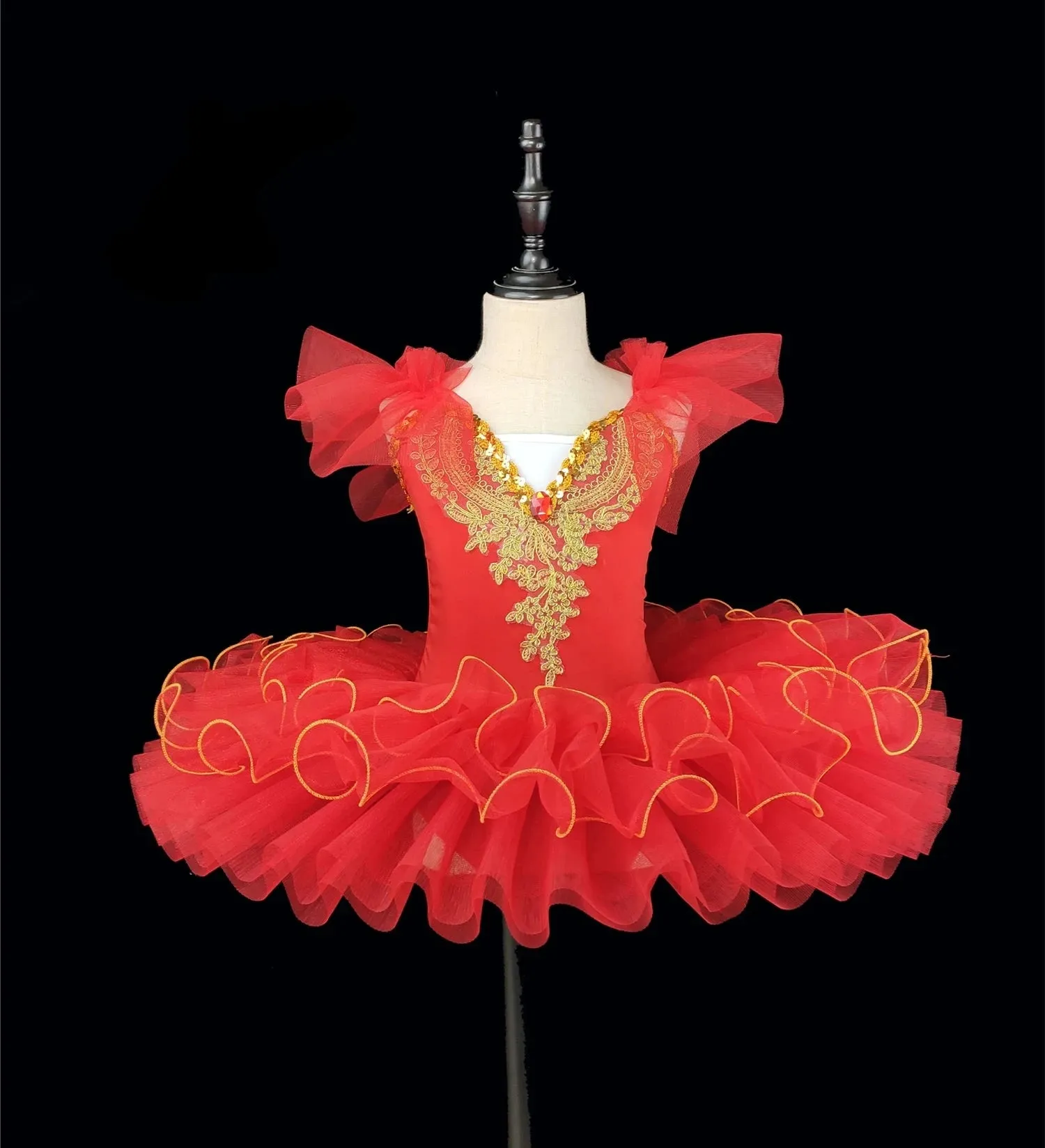 Ballerina Tutu For Girls Dance Pancake Ballet Costume