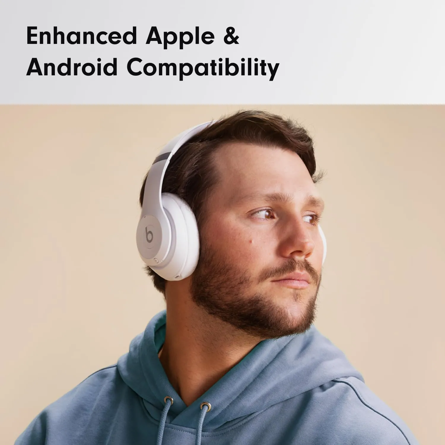 Beats Studio Pro with AppleCare  for Headphones (2 Years) - Matte White