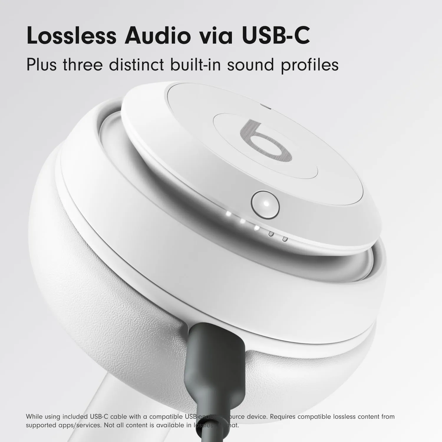 Beats Studio Pro with AppleCare  for Headphones (2 Years) - Matte White