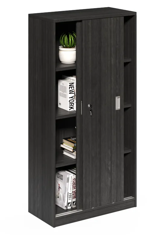 Budget Modern Grey Oak Sliding Door Storage Cupboard - CF-1600P