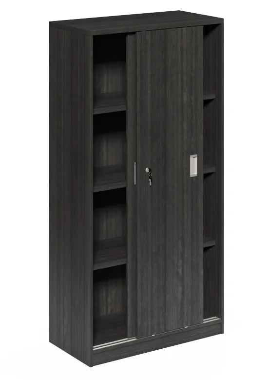 Budget Modern Grey Oak Sliding Door Storage Cupboard - CF-1600P