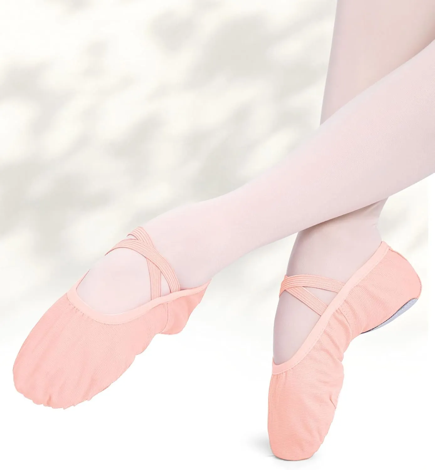 Canvas Ballet Shoes for Girls Ballet Flats for Toddler/Little Kid/Big Kid/Adult