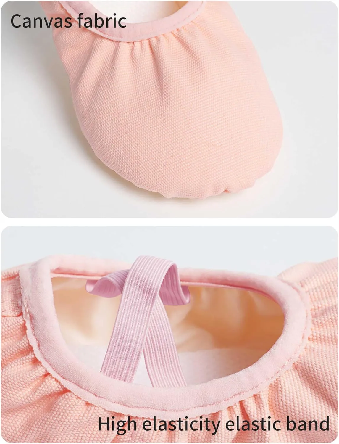 Canvas Ballet Shoes for Girls Ballet Flats for Toddler/Little Kid/Big Kid/Adult