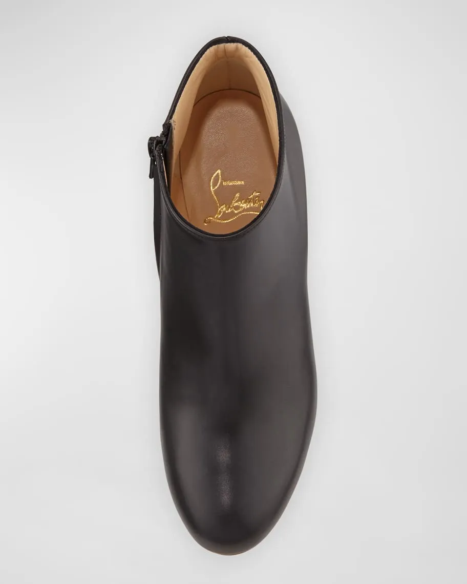 Christian Louboutin Belle leather ankle boots with red sole