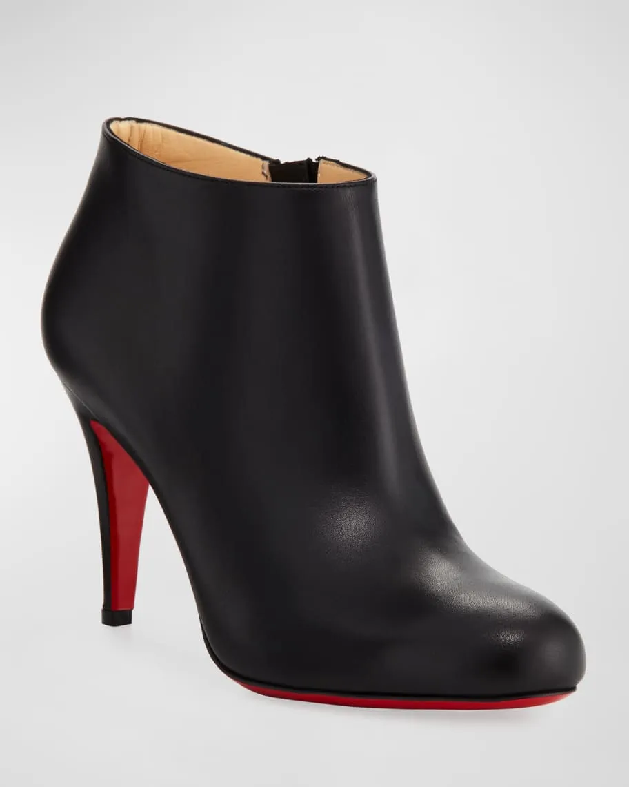 Christian Louboutin Belle leather ankle boots with red sole