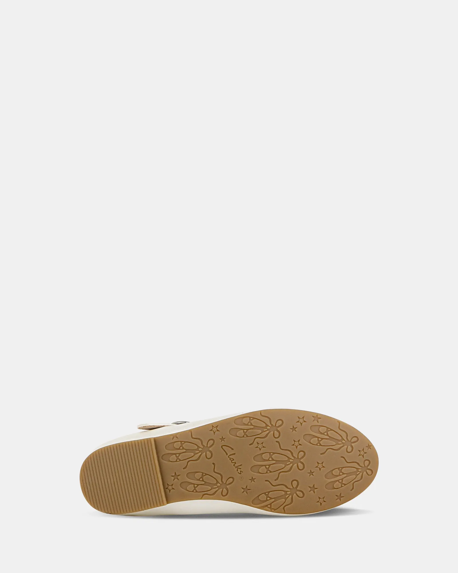 CLARKS AUBREY SENIOR WHITE PEARL