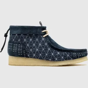 Clark’s WALLABEE BOOT Men’s - NAVY SASHIKO