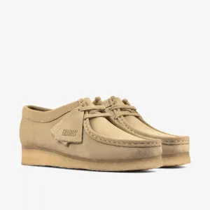 CLARKS WALLABEE-MAPLE SUEDE