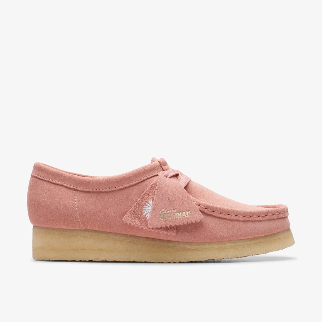 〈Clarks〉Wallabee / Blush Pink Suede (Womens)