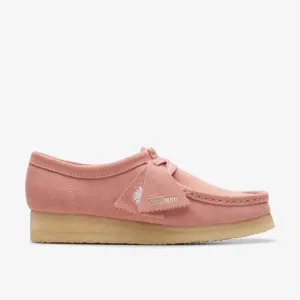 〈Clarks〉Wallabee / Blush Pink Suede (Womens)