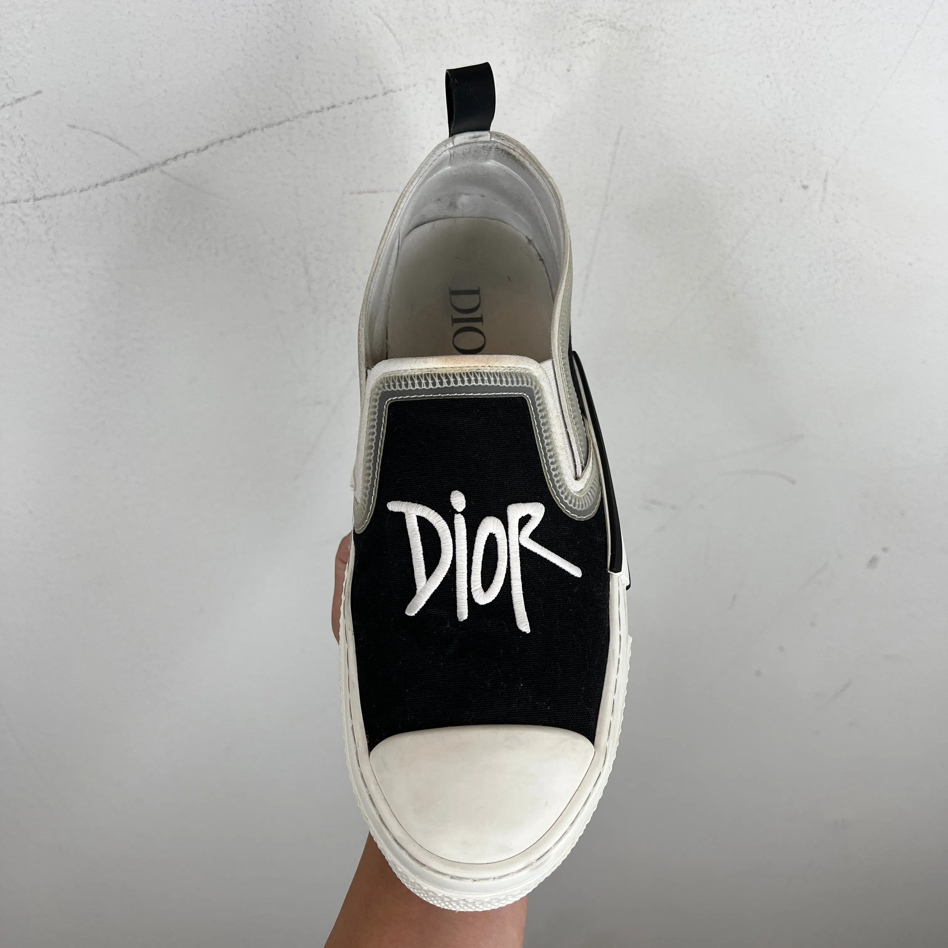 Dior x Stussy B23 Slip On Sneakers