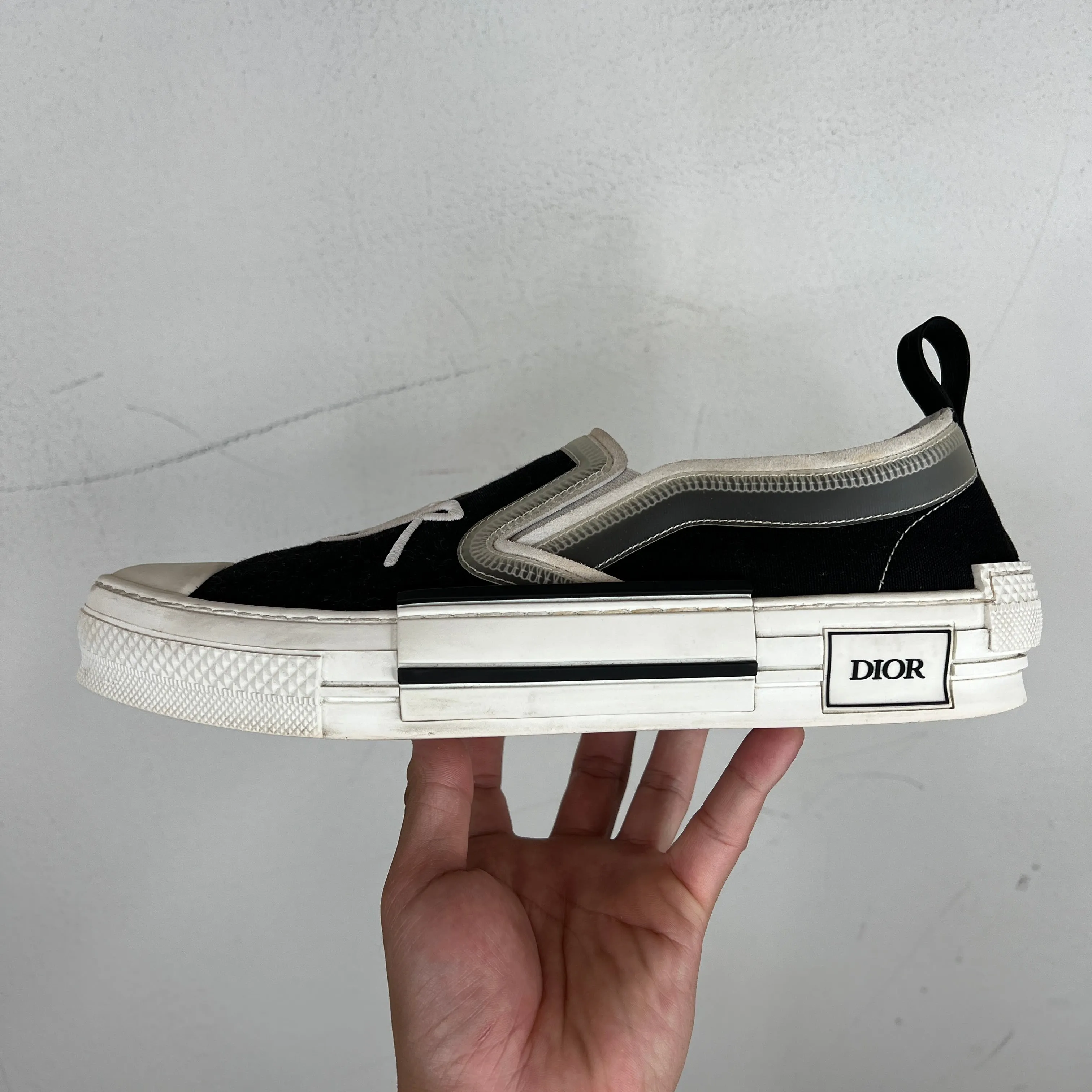 Dior x Stussy B23 Slip On Sneakers