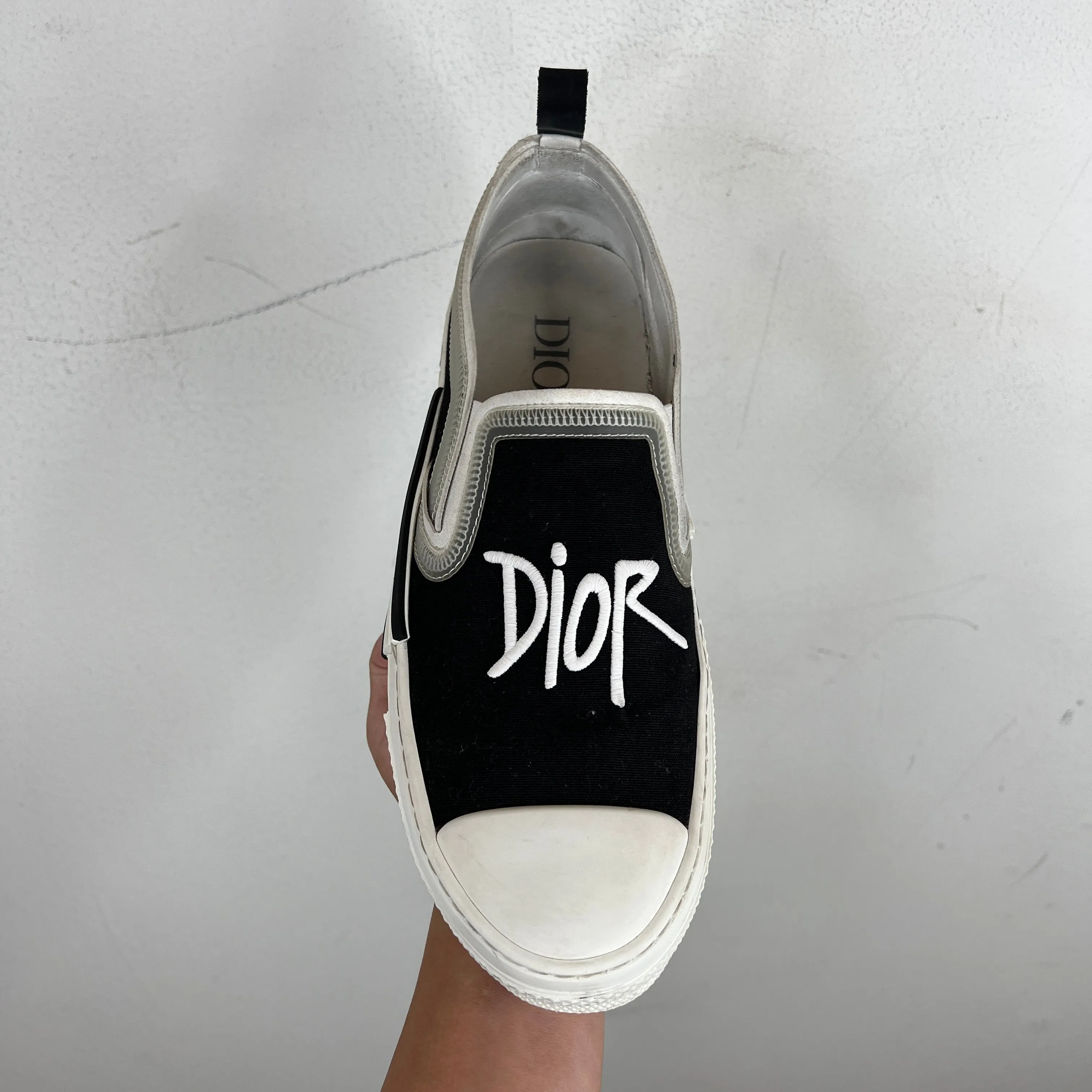 Dior x Stussy B23 Slip On Sneakers