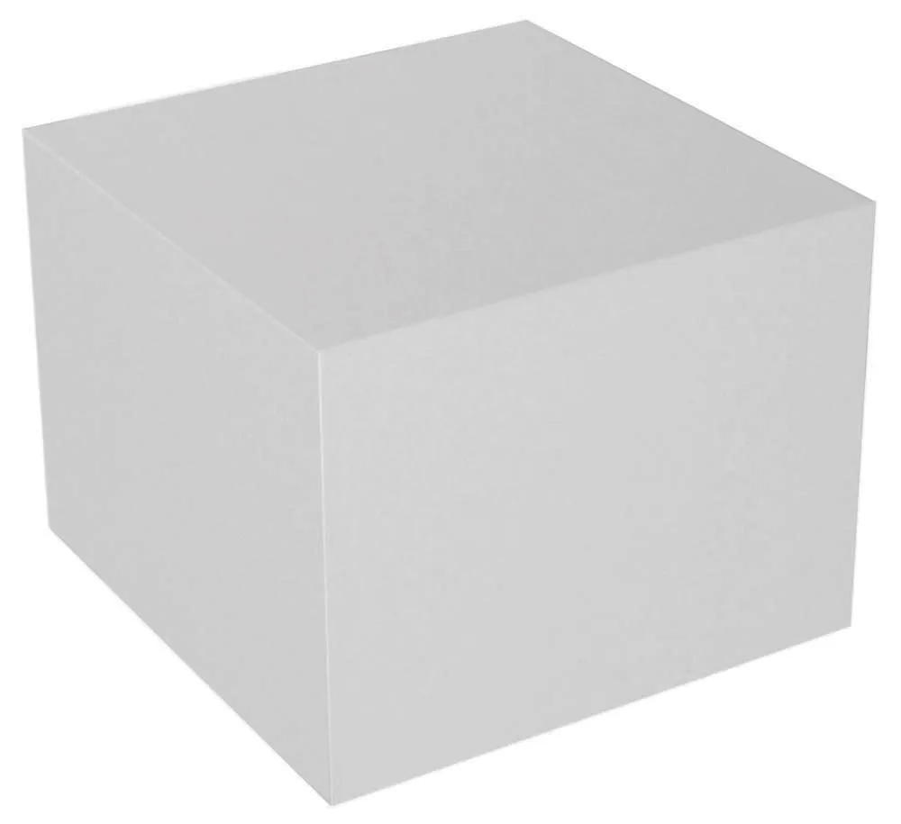 Display Cube, White - 18in x 18in x 18in (DF) - DISPLAY / PROP ONLY
