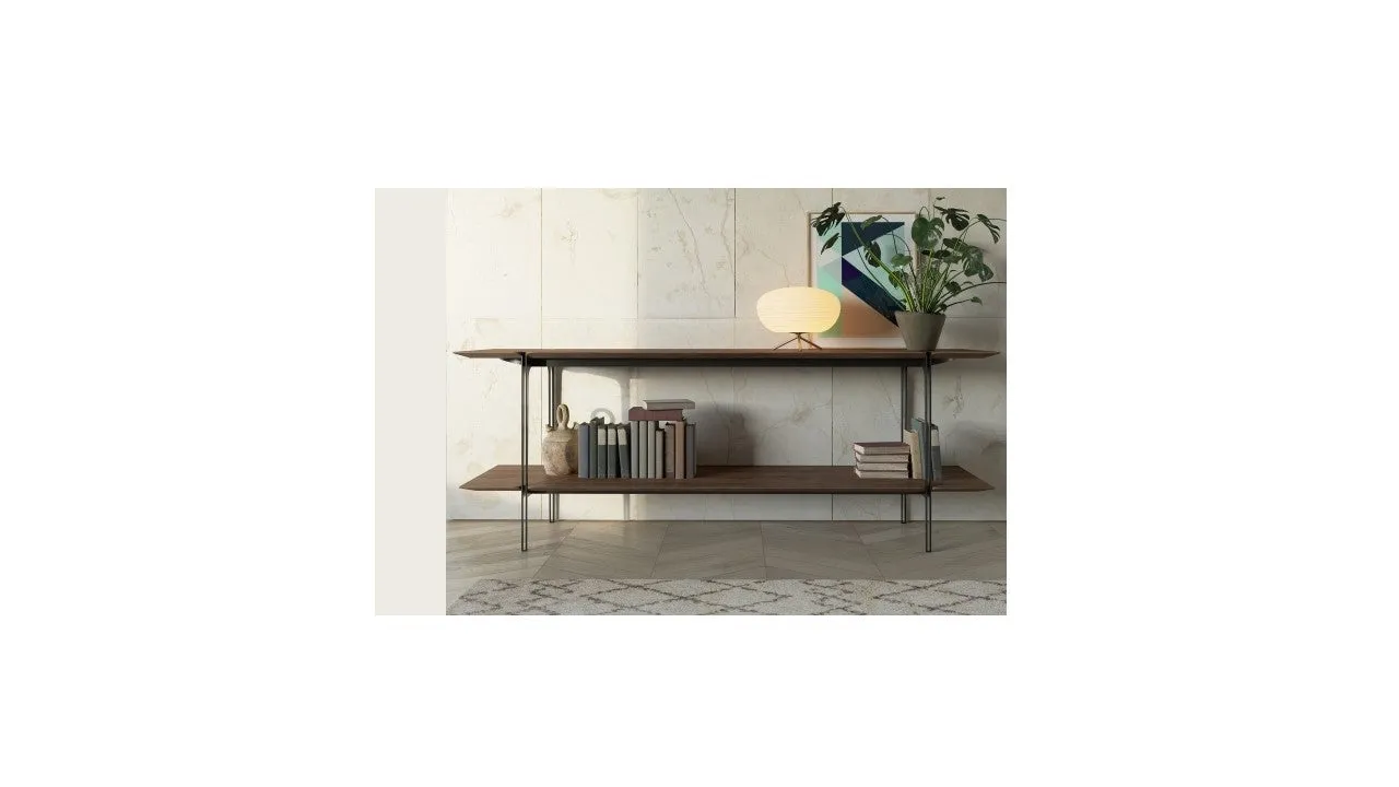 Druida Walnut Console Table