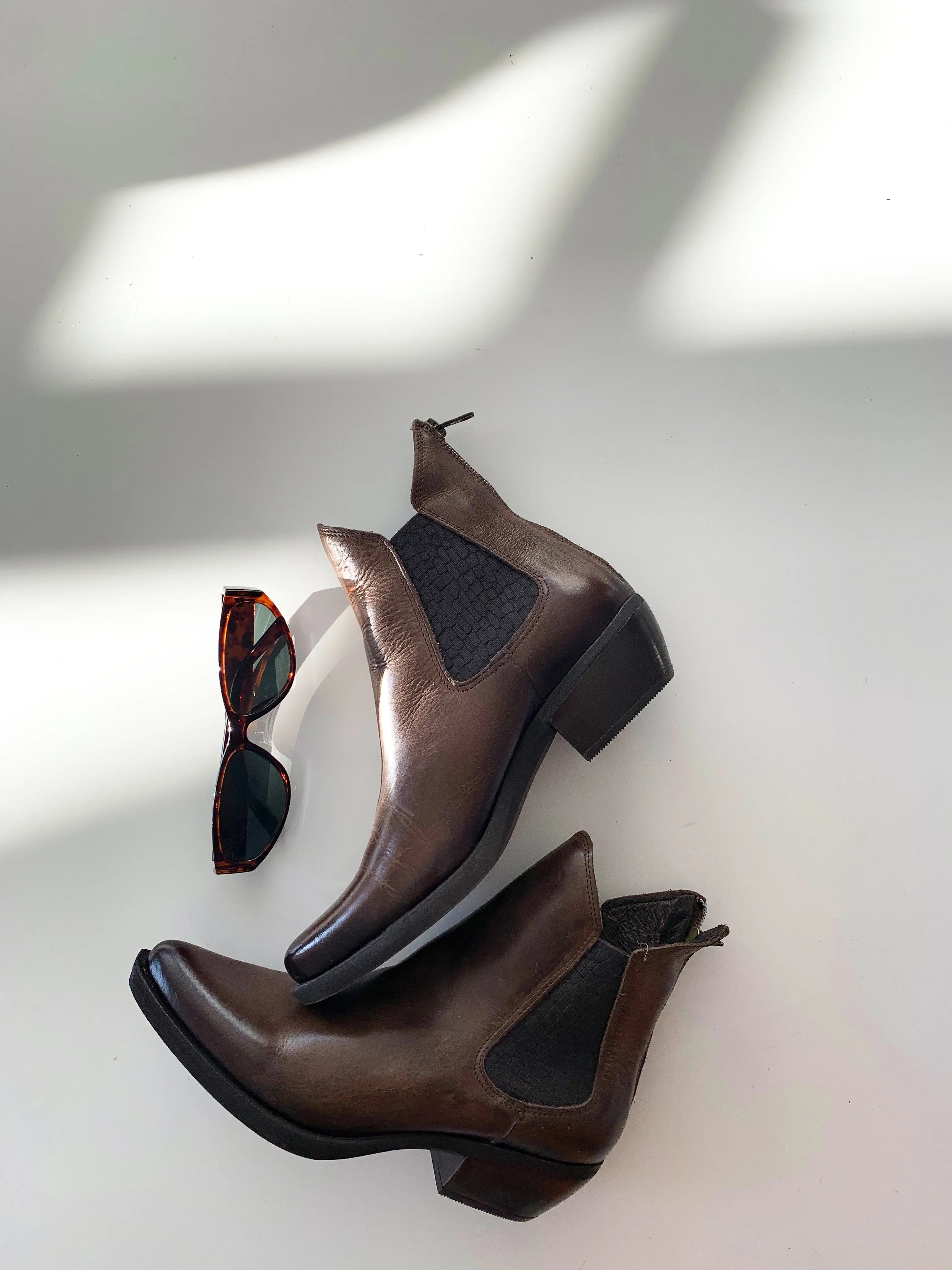 Felmini B917 Dark Brown Chelsea Boot