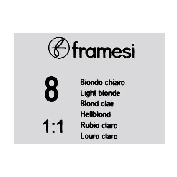 Framesi Framcolor Glamour Hair Color Cream 100ml - 8 Light Blonde