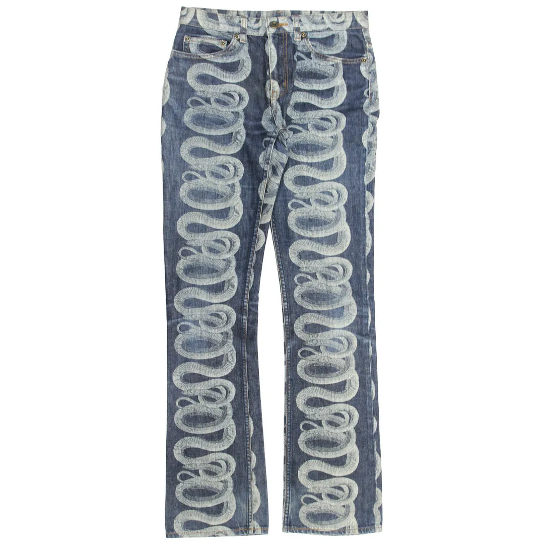 Hysteric Glamour Indigo Snake Denim 28