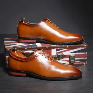 Italian handmade square toe business dress monk shoes