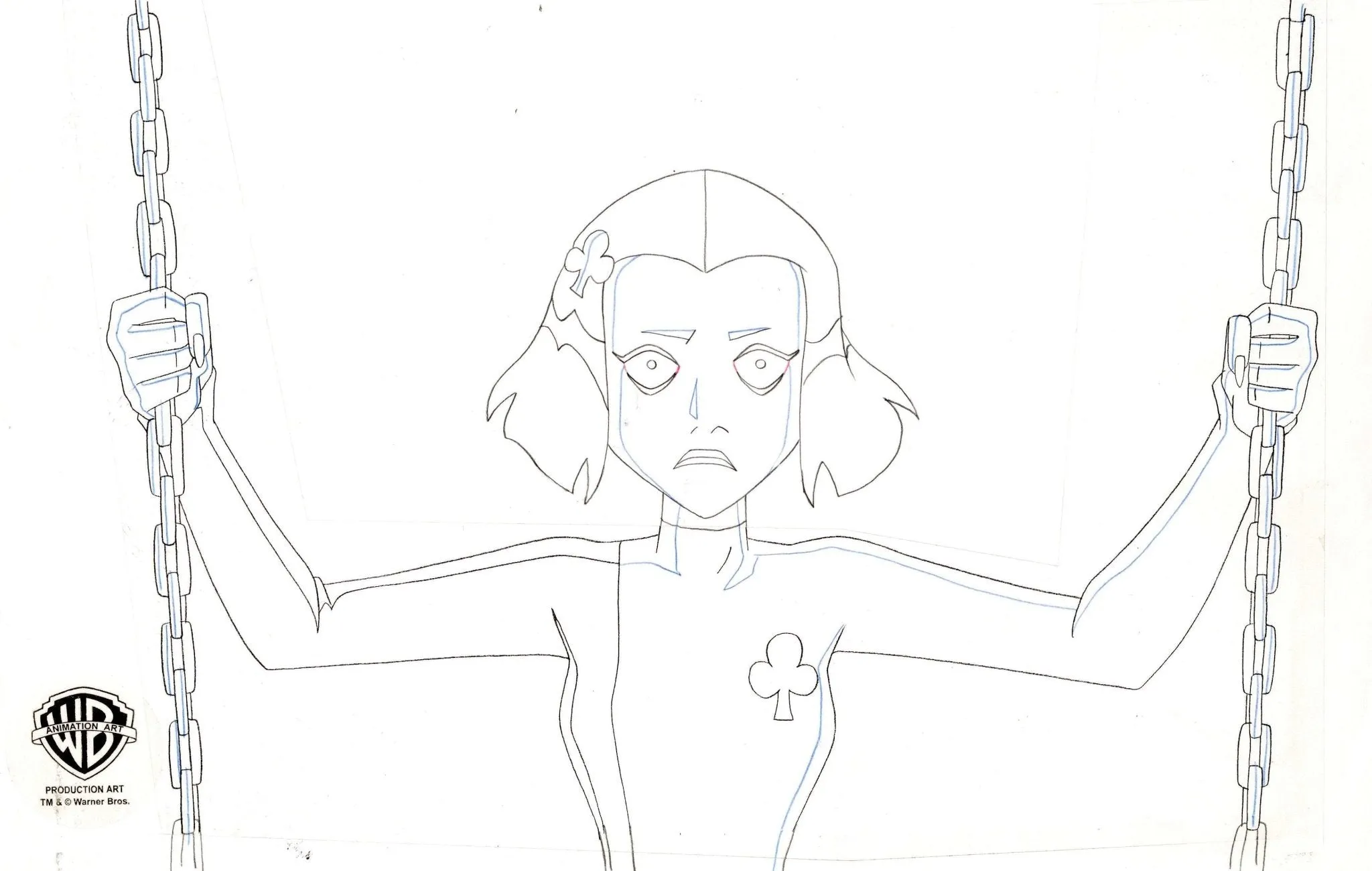 Justice League Unlimited Original Production Drawing: Ace