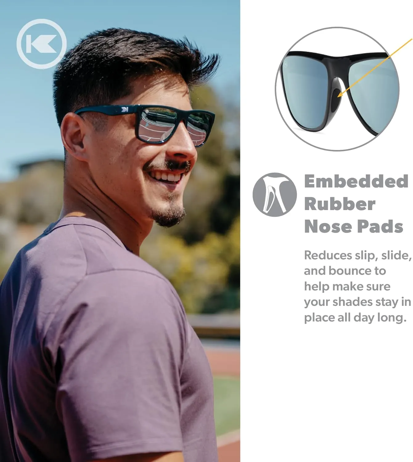 Knockaround Torrey Pines and Sport Polarized Sunglasses for Men & Women - Impact Resistant Lenses & Full UV400 Protection