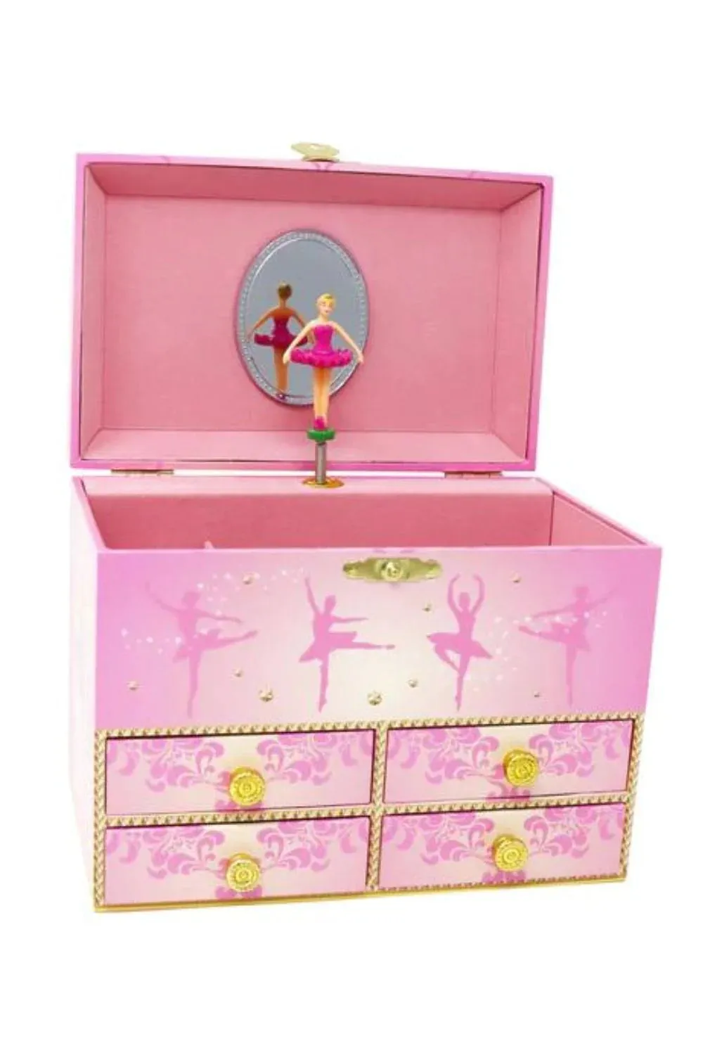 Large Romantic Ballerina Jewellery Box