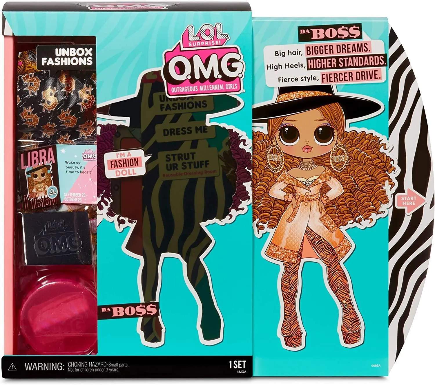 L.O.L. Surprise! O.M.G. Da Boss Fashion Doll with 20 Surprises