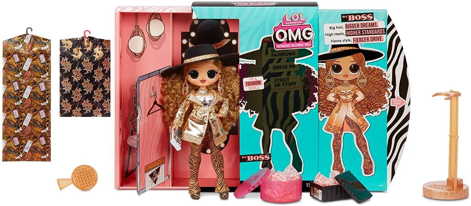 L.O.L. Surprise! O.M.G. Da Boss Fashion Doll with 20 Surprises
