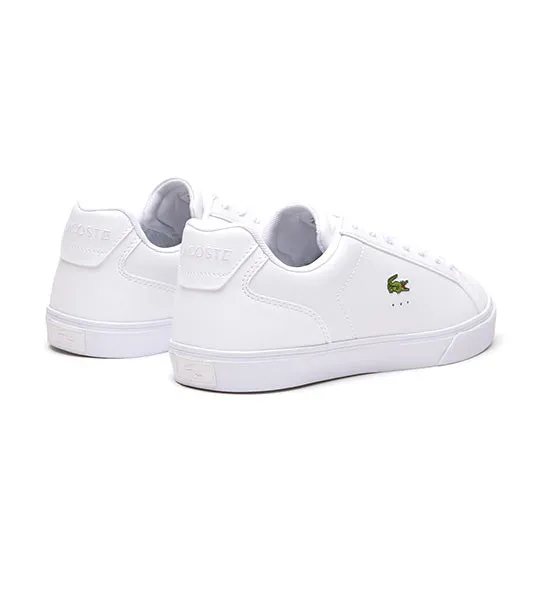 Men’s Lacoste Lerond Pro Leather Trainers White/White