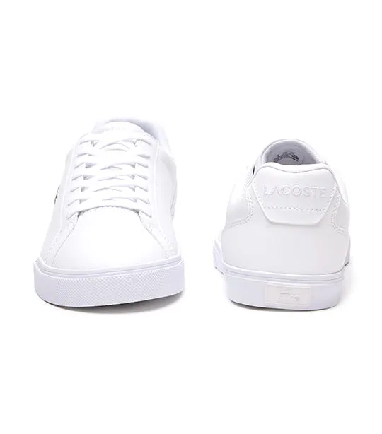 Men’s Lacoste Lerond Pro Leather Trainers White/White