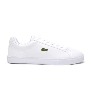 Men’s Lacoste Lerond Pro Leather Trainers White/White