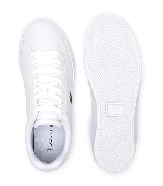 Men’s Lacoste Lerond Pro Leather Trainers White/White