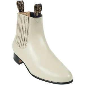 Men's Wild West Deer Skin Round Toe Charro Short Boot 26125104