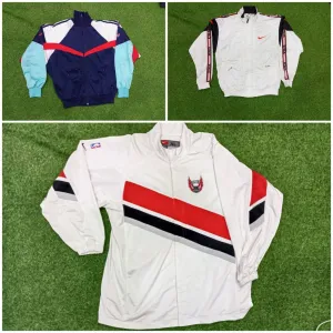 Nike and Adidas trackjackets 90's