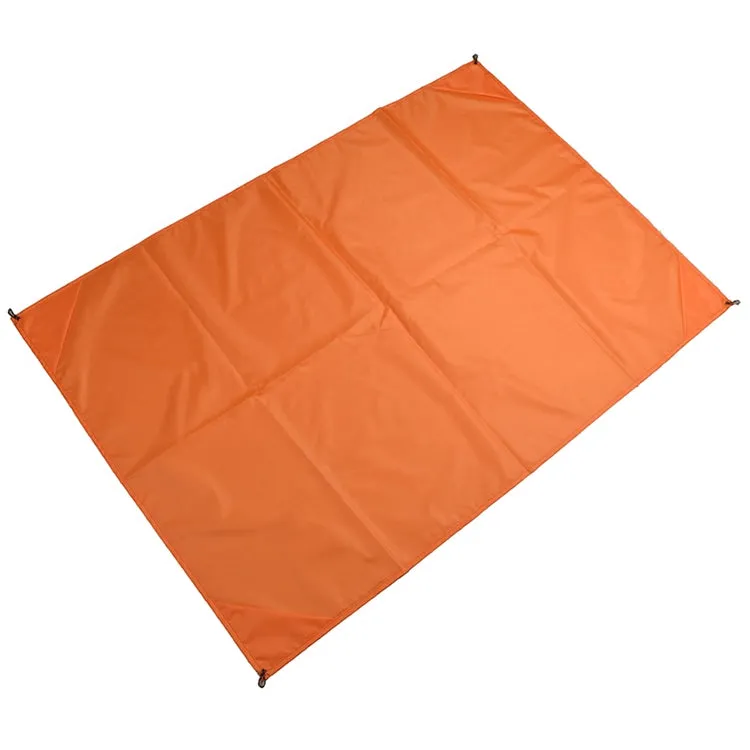 Outdoor Portable Waterproof Picnic Camping Mats Beach Blanket Mattress Mat 150cm*140cm(Orange)