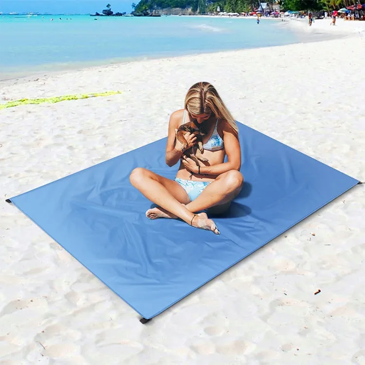 Outdoor Portable Waterproof Picnic Camping Mats Beach Blanket Mattress Mat 150cm*140cm(Orange)