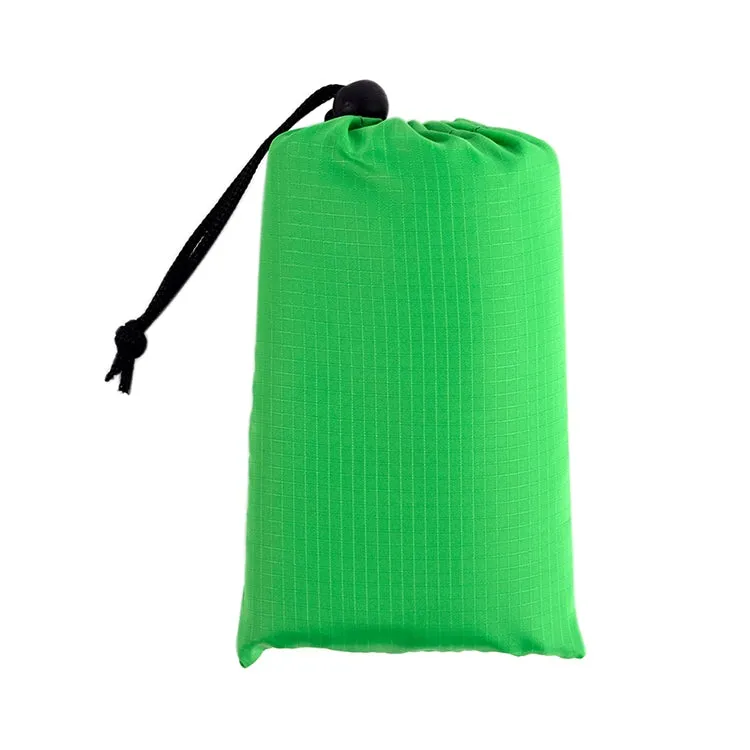 Outdoor Portable Waterproof Picnic Camping Mats Beach Blanket Mattress Mat 200cm*140cm(Green)