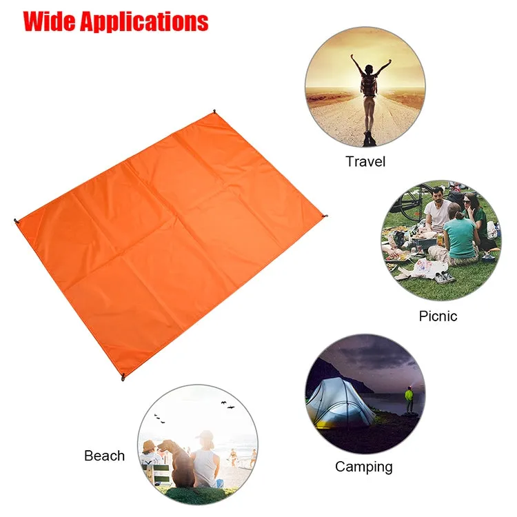 Outdoor Portable Waterproof Picnic Camping Mats Beach Blanket Mattress Mat 200cm*140cm(Green)