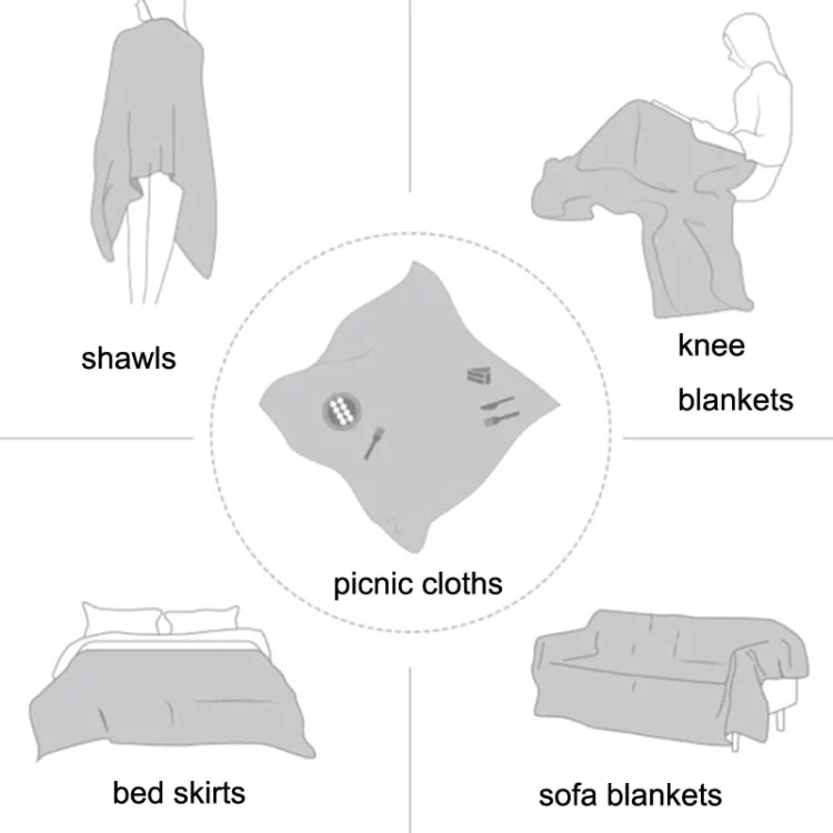 Outdoor Retro Camping Blanket Tent Camping Mat, Size: 90x150cm
