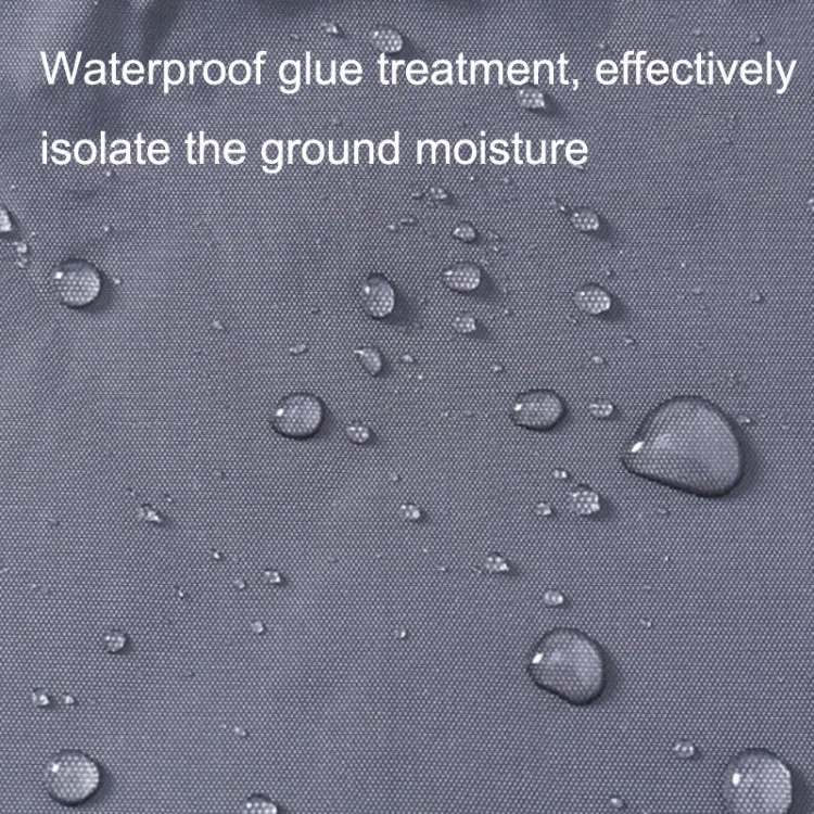 Outdoor Tent Mats Thickened Oxford Cloth Waterproof Picnic Mat, Size: 180x210cm(Black)