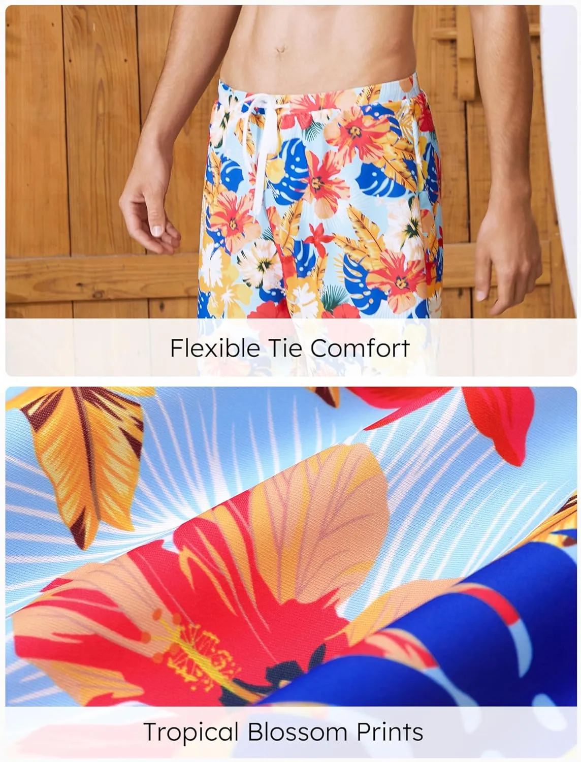 PATPAT Matching Hawaiian Swimsuits for Couples Two Piece Bikini Sets or Swim Trunks Summer Beach Vacation Swimwear